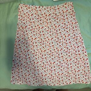 Brandy Melville Floral Mini Skirt